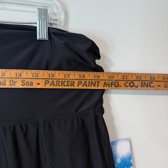 Coolibar Women's Rio Palazzo Pants Plus Size 2X NEW Black Swim Beach Resort UPF - Picture 9 of 10